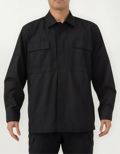 Camisa Camisola 5.11 Tdu Manga Larga Color Negro Rip Stop