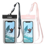 Zarsson Funda Impermeable Ipx8 Para Teléfono, Paquete De 2