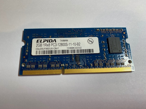 Memoria Ram Sodim 2gb Pc3-12800s-11-10-b2