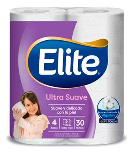 Bolsón Papel Higiénico Elite Ultra 40 Rollos 30mts H.doble