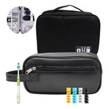 Kit Case Preta Organizadora Fios C/necessaire Premium Preto 