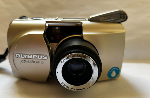 Camera Olympus Mju Zoom 115 Analogica P&s - Leia A Descrição