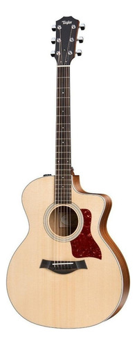 Guitarra Acústica Taylor 200 214ce Para Diestros Natural Satin