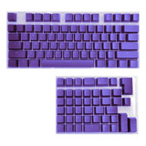 Teclado Mecánico Pbt Keycaps Compatible Con Mx Púrpura