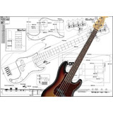 Plan De Fender Precision Bass 5 Cuerdas - Escala Completa