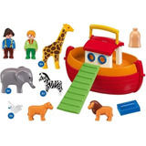 Playmobil 1 2 3 Arca De Noe Maletin Animales Muñecos Origina