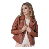 Campera Ecocuero Ojo Rojo Mujer Edna