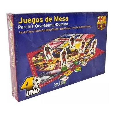 4 En 1 Parchís Oca Memo Domino Educa Barcelona 34127 | Envío gratis