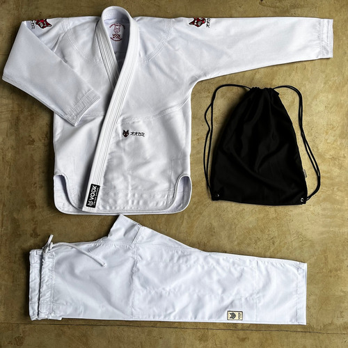 Kimono Jiu Jitsu Vouk Tokyo Trançado + Bolsa De Brinde