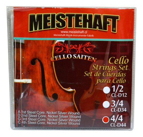 Cuerdas Cello Meistehaft Cl-d44 4/4