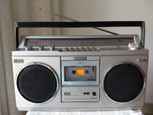 Rádio Gravador Antigo Sony