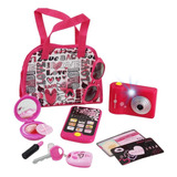 Vanity Handbag Beauty Set Para Niñas Styling Maquillaj...