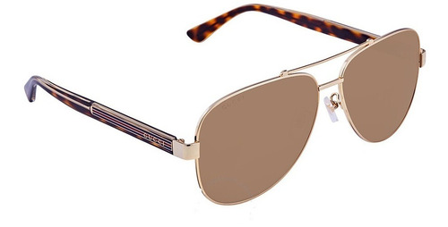 Lentes De Hombre Gucci Cafe Gg0528s 008 63