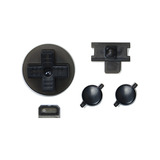 Set Botones Color Negro Transparente Para Game Boy (dmg)