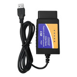 Adaptador Elm327 Obd2 Usb Para Ford Lincoln Mazda Mercury