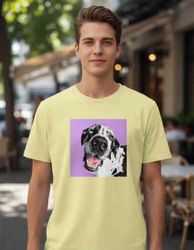 Camiseta Estampado Gran Danés