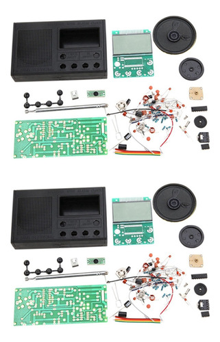 Kit De Rádio Fm Diy De 2 Peças Para Montar