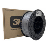 Filamento Pla 3n3 1kg 1.75mm Gris Plomo -n4print