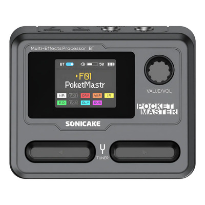 Pedal De Vários Efeitos Sonicake Pocket Master Guitar Bass A | Parcelamento sem juros