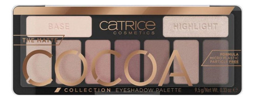 Paleta De Sombras The Mate Cocoa Catrice Tono010 9.5g Catric