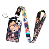 Porta Carnet Y Lanyard Jack The Nightmare Anime Gafete