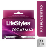 Preservativos Orgazmax 12 Unidades - Lifestyles