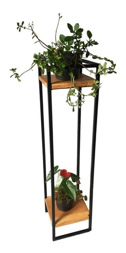 Suporte Plantas Vaso 1 Metro Jardim Varanda Chão Ferro Decor