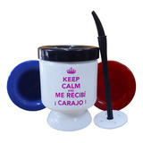 Mate Plastico Keep Calm And Me Recibi Meme Frase M2