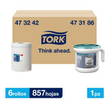 Tork Dispensador + Toalla Reflex 6 Rollos / 857 Hjs