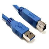 Cable Impresora 1.8mts Azul