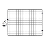 1 Modulo Para Cercadinho Pet Dobrável Filhote Cachorro 60x80