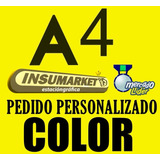 Pedido Para Marcelo: Impresión Color + Entrega En Moto 