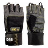 Guante Fitness Drb King 2.0 Con Muñequera Gym Pesas Oferta!