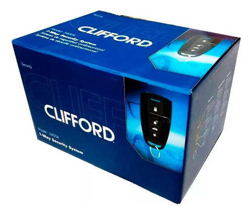 Alarma Automotriz Clifford 1 Via 2 Controles Y Sirena 3400x