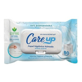Papel Higiénico Húmedo Care Up 100% Biodegradable 80 Hoja