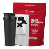 Suplemento Em Refil Max Titanium  Max Hipercalórico Sabor  Morango