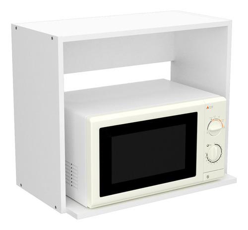 Alacena Porta Micro 60cm. Mela Gabinete Cocina Blanco