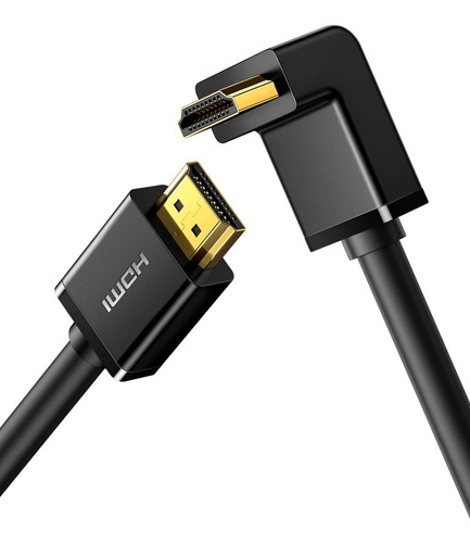 Hdmi Ángulo Recto 90 Grados Codo Cable Hdmi 4k