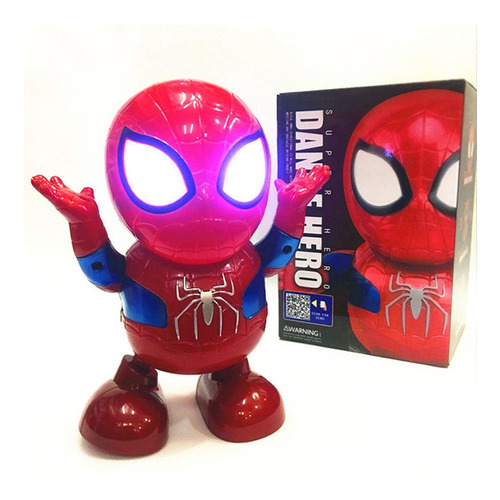 Spiderman Dance Hero Robot Bailarin Juguete Marvel Avengers 