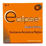 Jgo. De Cuerdas De Nylon Blanco Para Guitarra Acústica Eclip