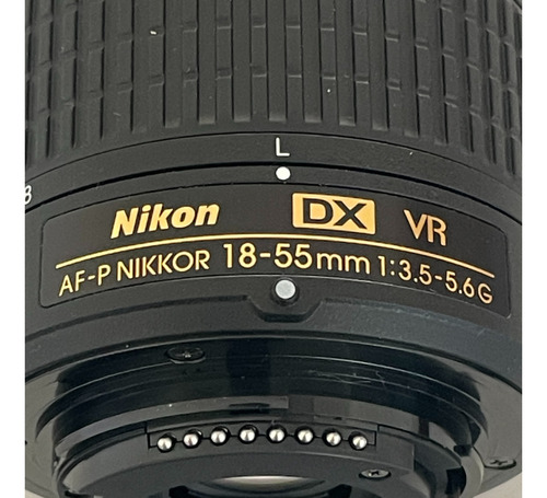 Nikon Af-p Dx Nikkor 18-55mm F/3.5 - 5.6g Vr Lens