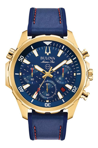 Relógio Bulova Masculino Star Marine Crono 97b168