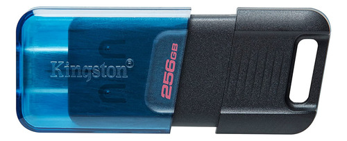 Memoria Usb-c Kingston 256gb 200mb/s Azul Dt80m/256gb