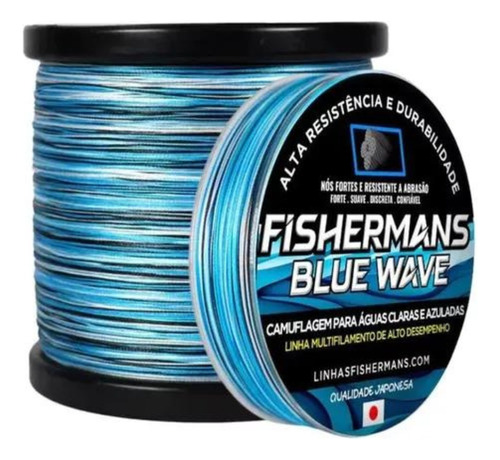 1000m 4x - Linha De Pesca Fishermans Camuflada Multifilament