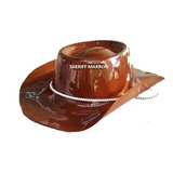 Gorro Sombrero Sheriff Cowboy Plastico X 1