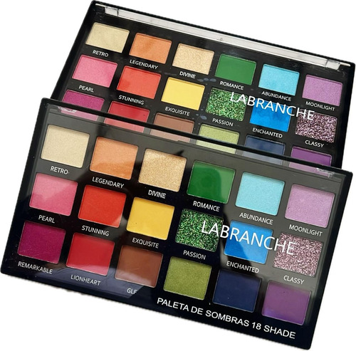 Paleta De Sombras 18 Shade