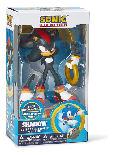 Boneco Shadow Sonic The Hedgehog Action Figure 10cm