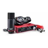 Kit De Grabacion Focusrite Scarlett 2i2 Studio 3ra Generac P