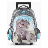 Mochila Carro 18 PuLG Escolar Dinosaurio Footy C/ Luz Led