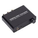 Convertidor De Audio Dac De 192 Khz De Fibra A Canal De Reto